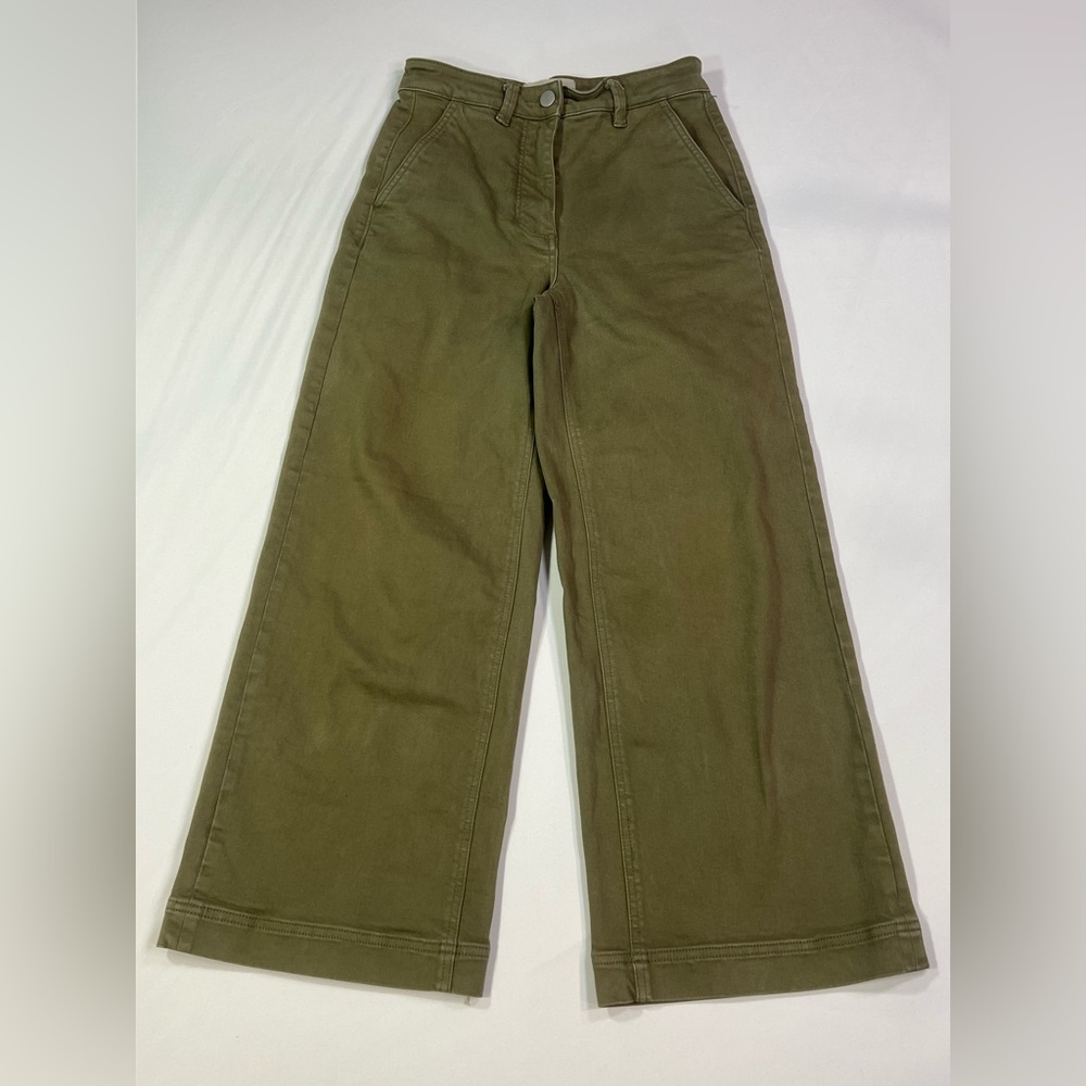Everlane Cropped Wide Leg Pants